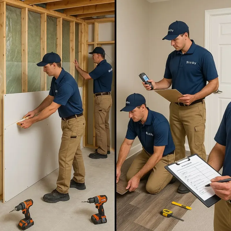 Repairs and Reconstruction process in Acushnet Center, MA