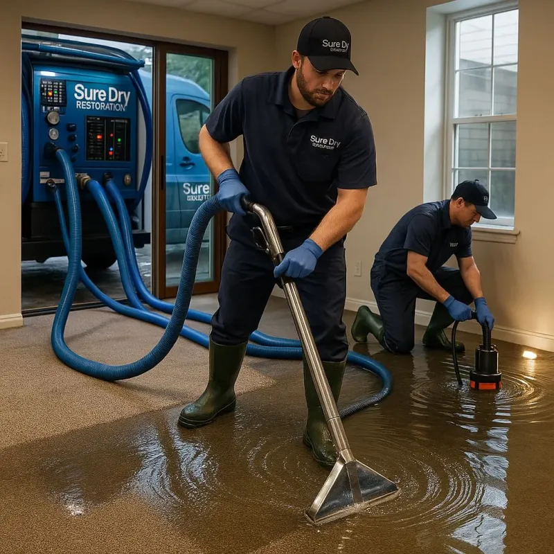 Water Extraction and Removal process in Acushnet Center, MA